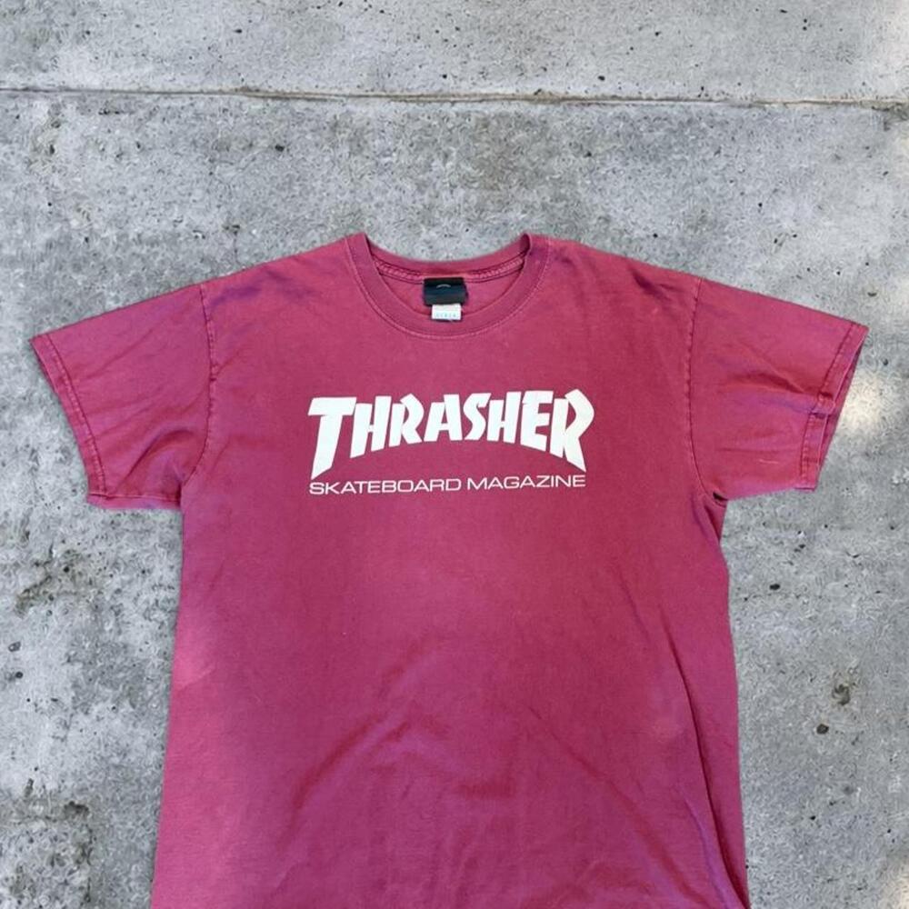 Thrasher Skateboard Magazine Logo Tee – Size Large
